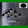 Đèn chùm thả chóa kim loại LED