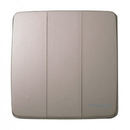 Bộ 3 công tắc C, 2 chiều, cắm nhanh, 16A, màu vàng ánh kim