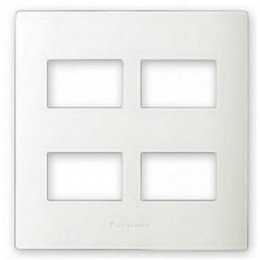 Mặt dùng cho 4 thiết bị 2 gangs - 4 devices plate