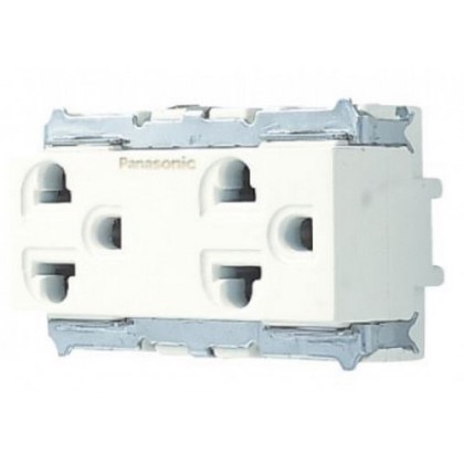 Ổ cắm đôi có dây nối đất, 16A