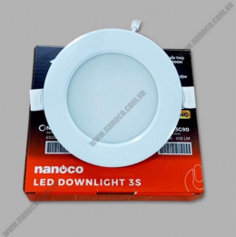 Đèn LED DOWNLIGHT 3S SERI - IP20 viền trắng - trắng 9W