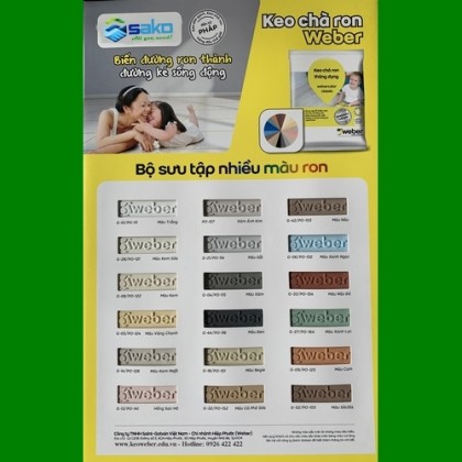 Keo chà ron Weber color power